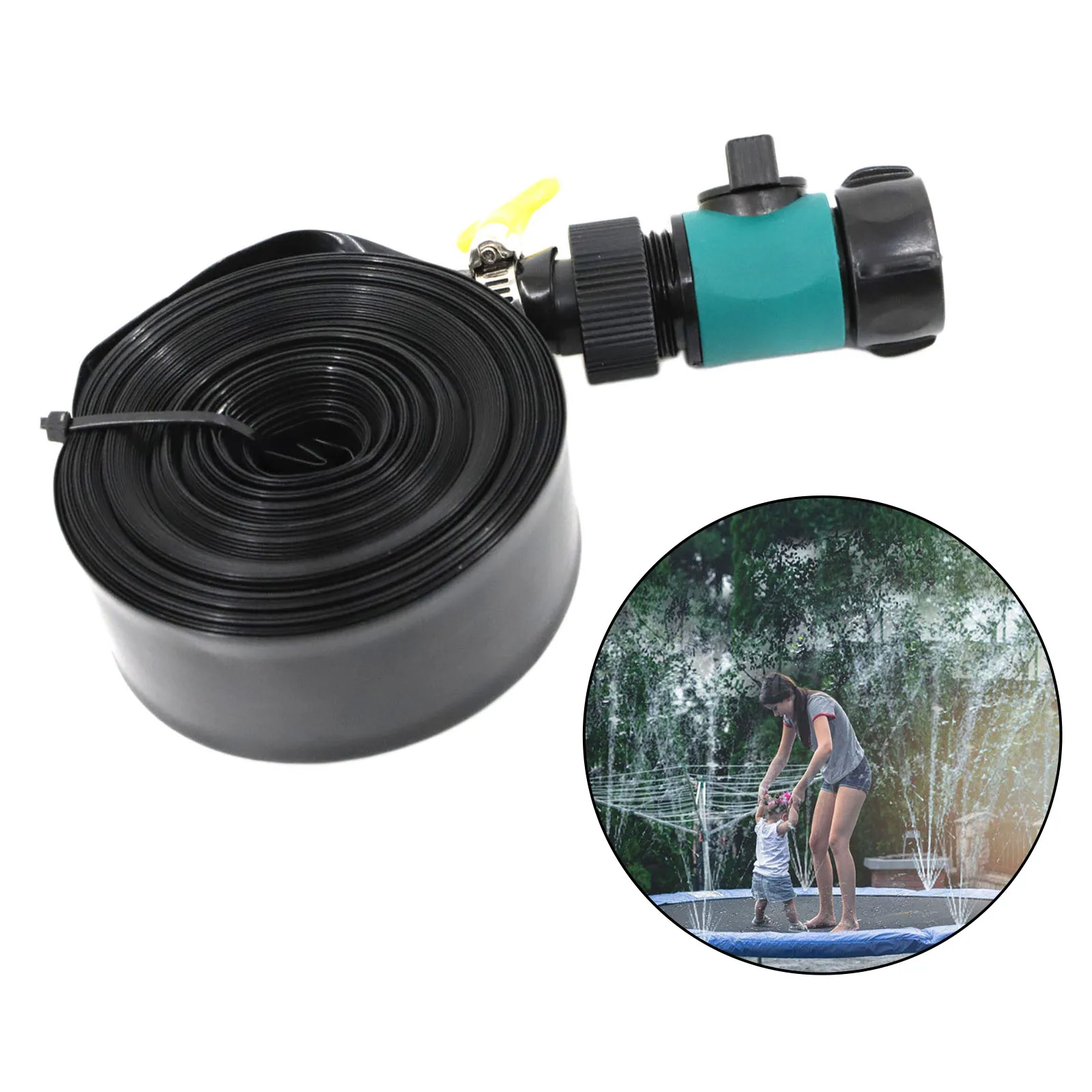 Trampoline Water Sprinkler Hose Outdoor Garden Summer Water Games Sprayer Toy Trampoline Accessories