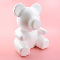 Artificial Flower Head Foam Teddy Bear Hot Sale Rose Mold DIY Gift Box Wedding Valentine's Day Festival Party Wreath Centerpiece