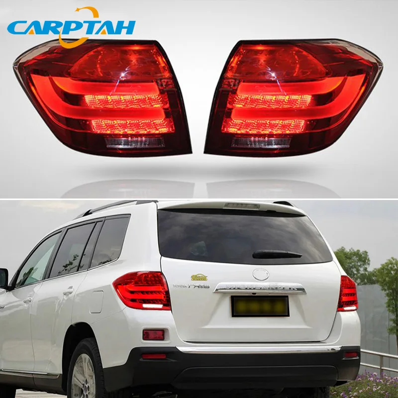 

LED Car Accessory Rear Running Lamp For Toyota Highlander 2008 2009 - 2012 Tail LightsFog Lamp Turn Signal Reverse Brake Light