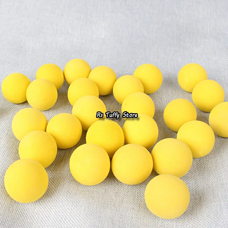 12 Rounds Foam Ball Bullets for Toy Gun Accessories Refill 2.5cm/3cm EVA Soft Bullet Children\'s Toys Balls Outdoor Shooting Game