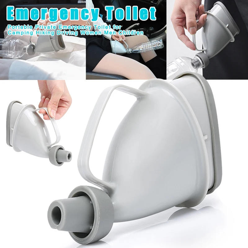 NEW Portable Private Emergency Toilet for Camping Hiking Driving Women Men Children Goods for Tourism Men\'s Pocket Toilet