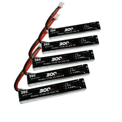 Batteria Lipo 1S 300 350 450 520 600 650 mAh 3.8V 3.7V 30/50/60/80/120C connettore PH2.0 per parti del Kit telaio RC Drone Tinywhoop