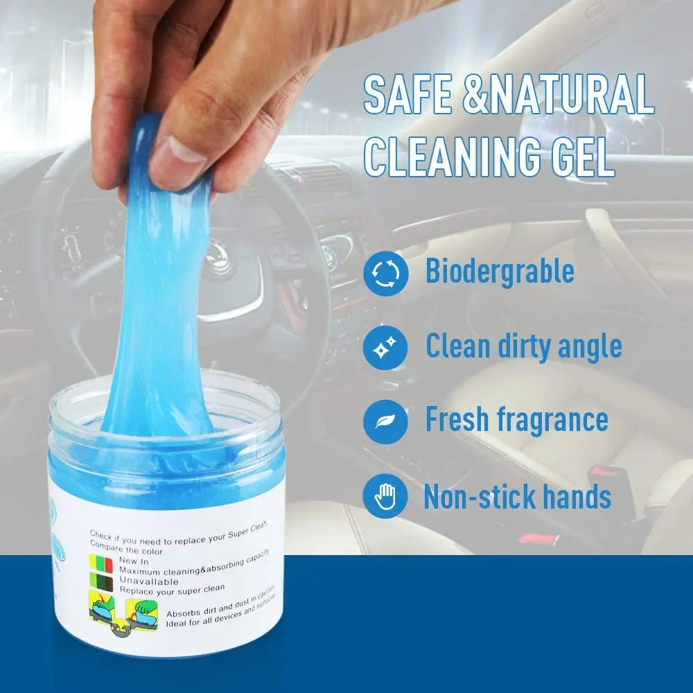 200G Magic Dust Cleaner Cleaning Gel Household Car Auto Laptop Keyboard Dust Cleaning Dust Removal Cleaner Tool