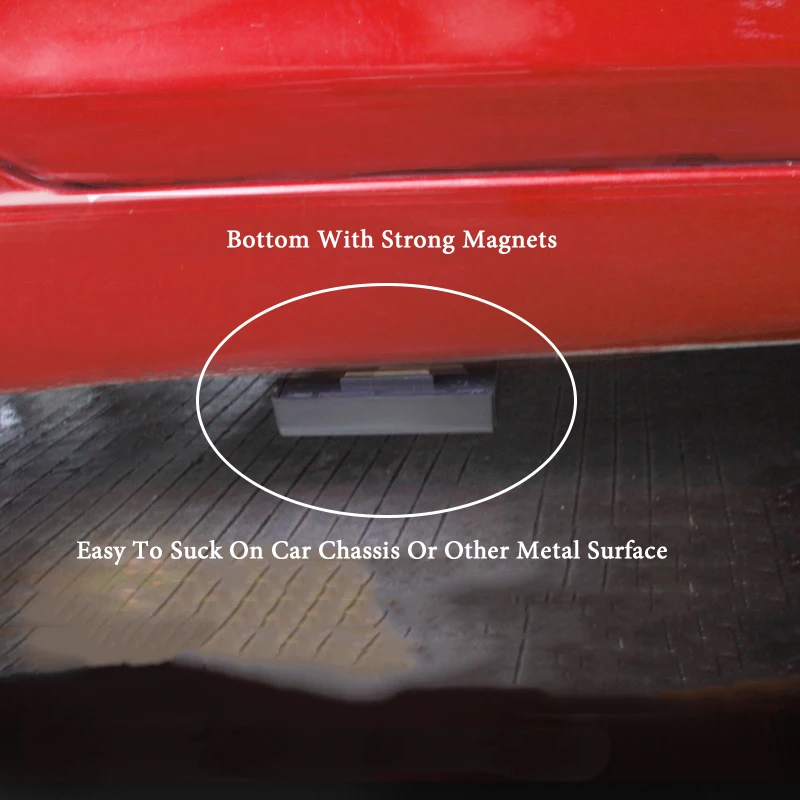 Creativo magnetico nero chiave cassetta di sicurezza portachiavi auto stoccaggio nascosto Stash all'aperto per Home Office Car Truck Caravan Secret Box