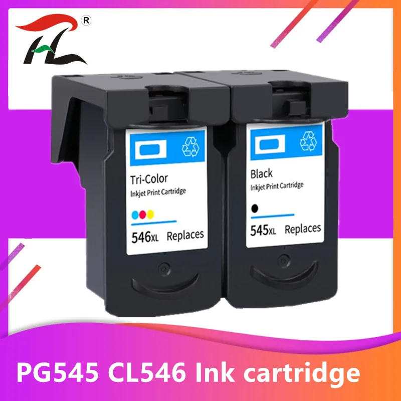 

Compatible Canon PG 545 CL 546 545 XL ink cartridge replacement for Pixma IP2850 MX495 MG2450 MG2550 MG2950 NS28 printer