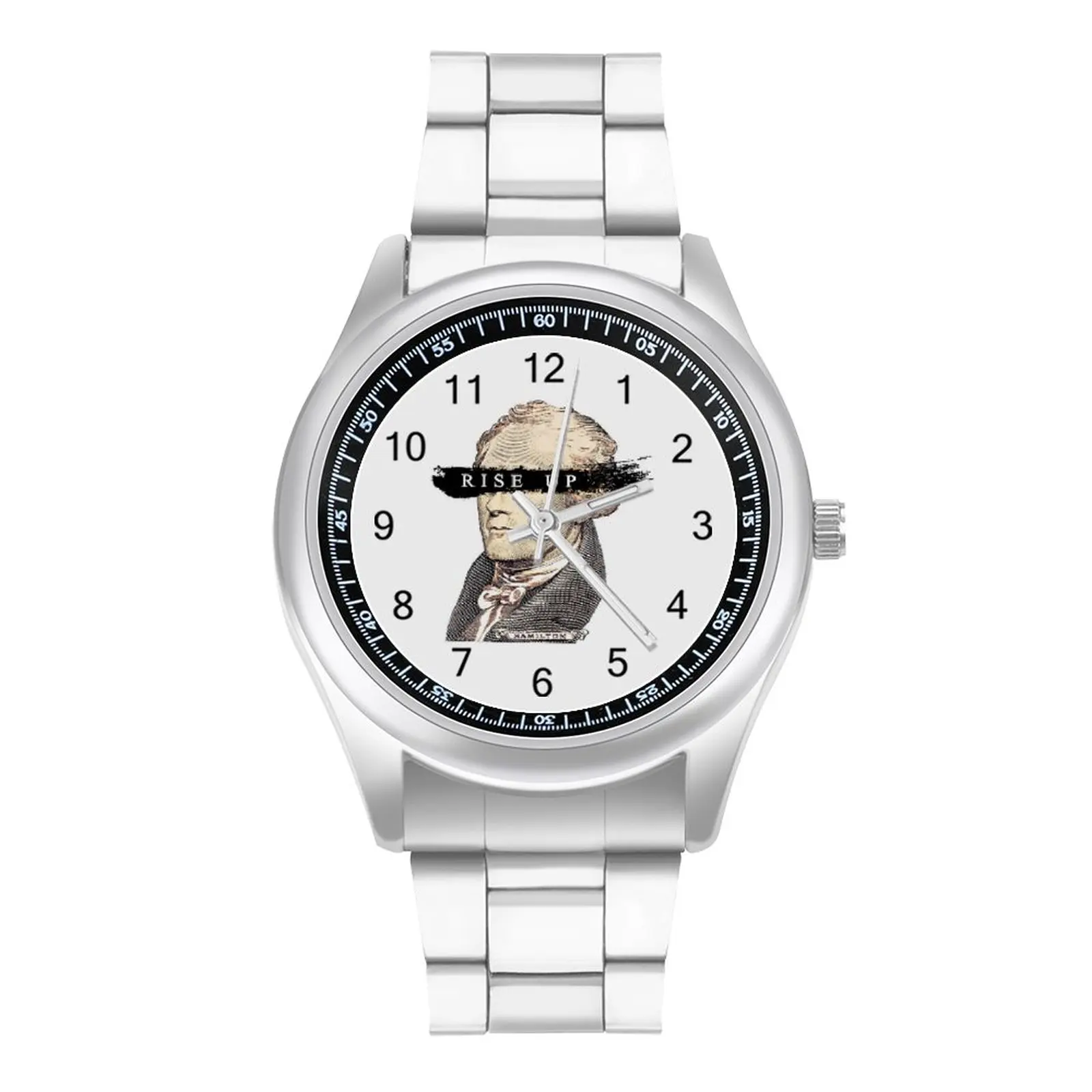 Hamilton Musical Quartz Watch Design Unusual Wrist Watch Stainless Wideband Home Lady Wristwatch