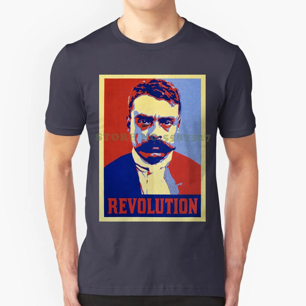 Men Clothing Plus Size S M L Xl Xxl Emiliano Zapata Revolution T Shirt Mexican Not Latino Shirts