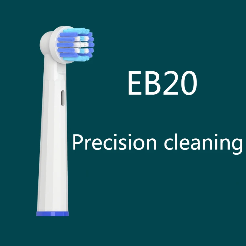 Cabezal de cepillo de dientes eléctrico de repuesto profesional, cabezales de cepillo de dientes eléctrico para Oral-B EB17/EB20/EB50, cuidado sensible, limpieza precisa