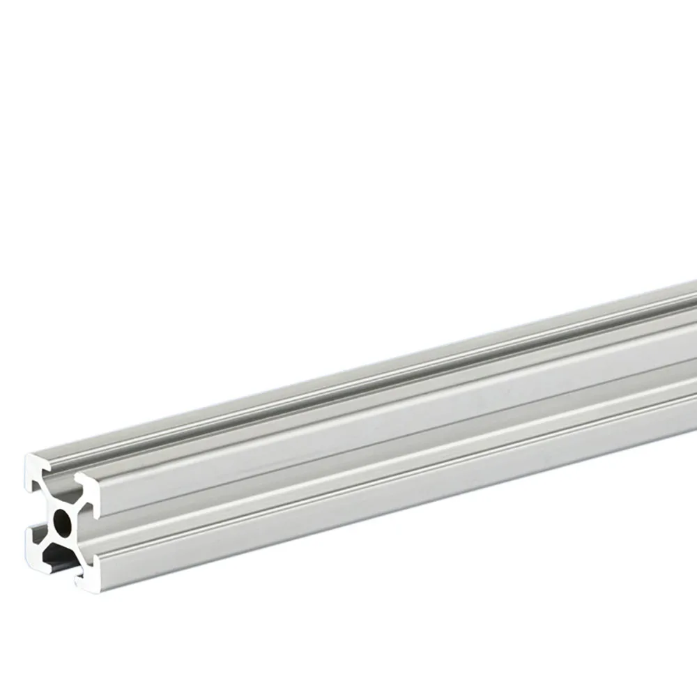 2 قطعة أسود Silver100-1200mm 2020 T-فتحة ألومنيوم بثق مواد ألومنيوم إطار خطي السكك الحديدية ل نك ماكينة الحفر بالليزر