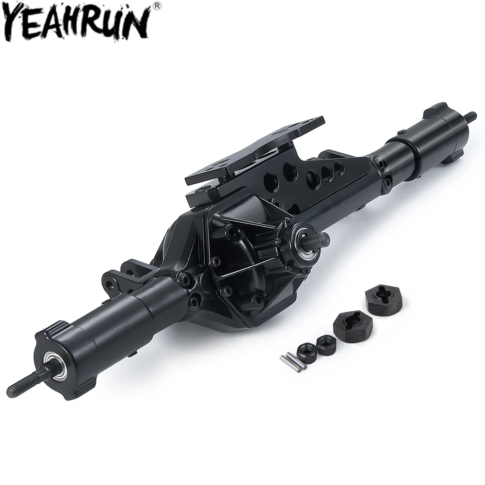 YEAHRUN Complete Metal RC Car Axle for 1/10 RC Crawler Rock Axial Wraith 90018 90020 Aluminum Middle Axle Upgrade Parts