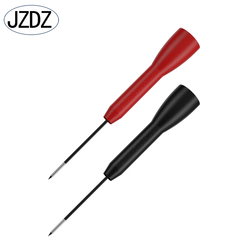 JZDZ 2pcs 1mm Test Probe Insulation  Multi-meter Needle Stainless Test Pin For 2mm Test leads J.30038