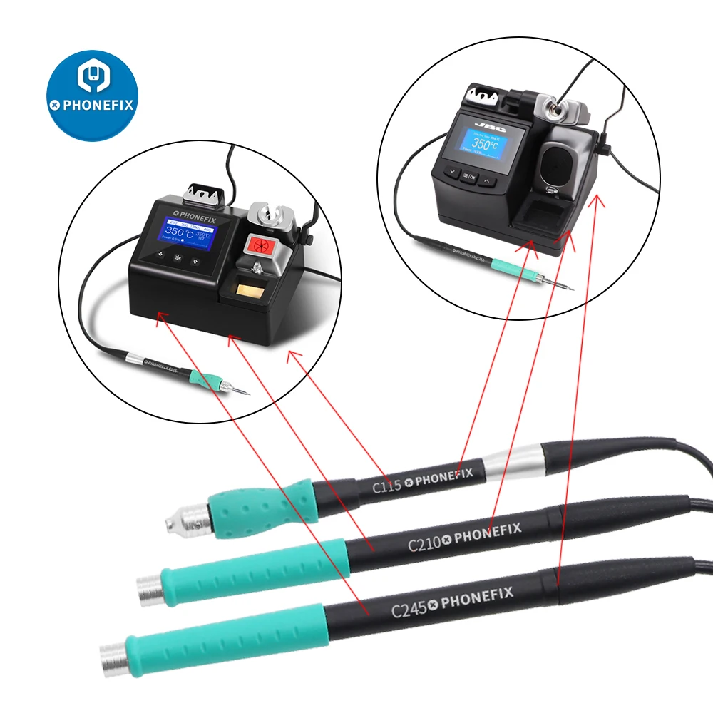 OEM T245 T210 NT115 سبيكة لحام مقبض عدة ل JBC CD-2SD / CD-2SHE محطة الدقة و i2C 2SEN /2 مسح لحام محطة