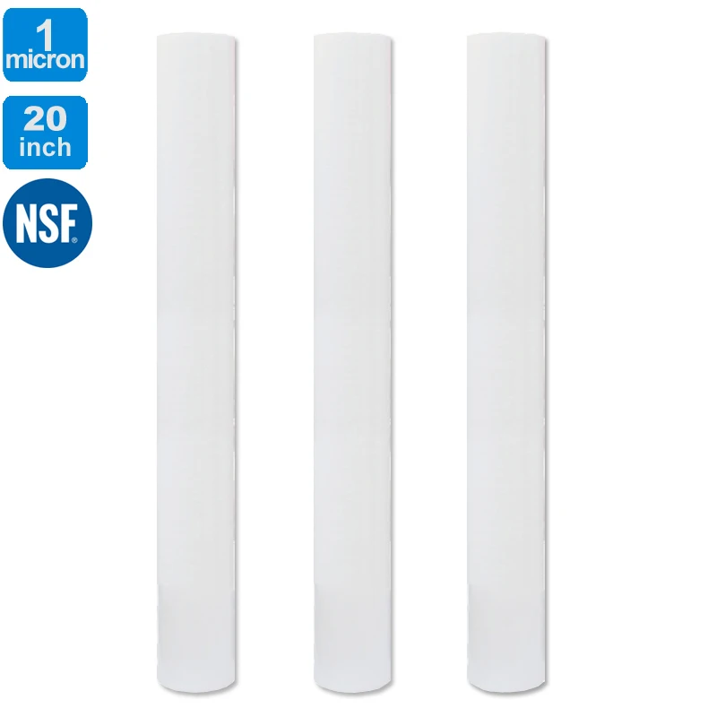 P1-20 Spun Polypropylene Filter Cartridge 1 Micron 2.5