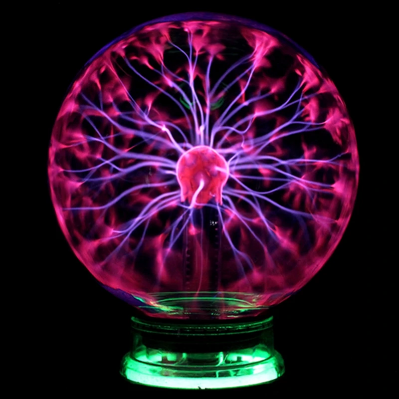 Novelty Glass Magic Plasma Ball Light 3 4 5 6 inch Table Lights Sphere Nightlight Kids Gift For New Year Magic Plasma Night Lamp