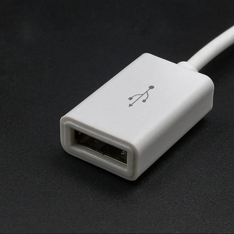 2PCS Car MP3 3.5mm Male AUX Audio Plug Jack To USB 2.0 Female Converter Cable Headphone Cable High Quality PVC for Car
