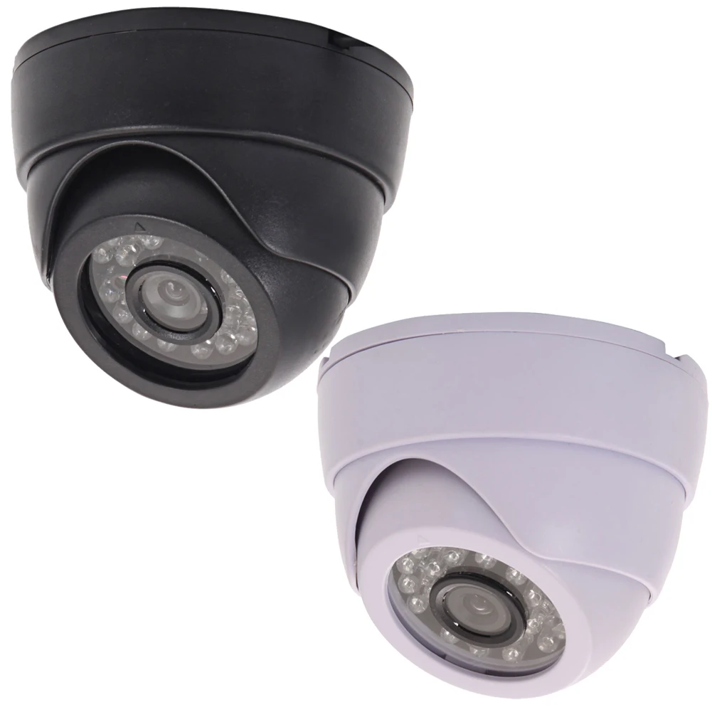 CCTV Dome Camera 24IR LEDS Indoor Night Vision 1/3"CMOS COLOR 1200TVL Dome Camera 24IR LED Built-in 3.6mm Lens Camera Monitor