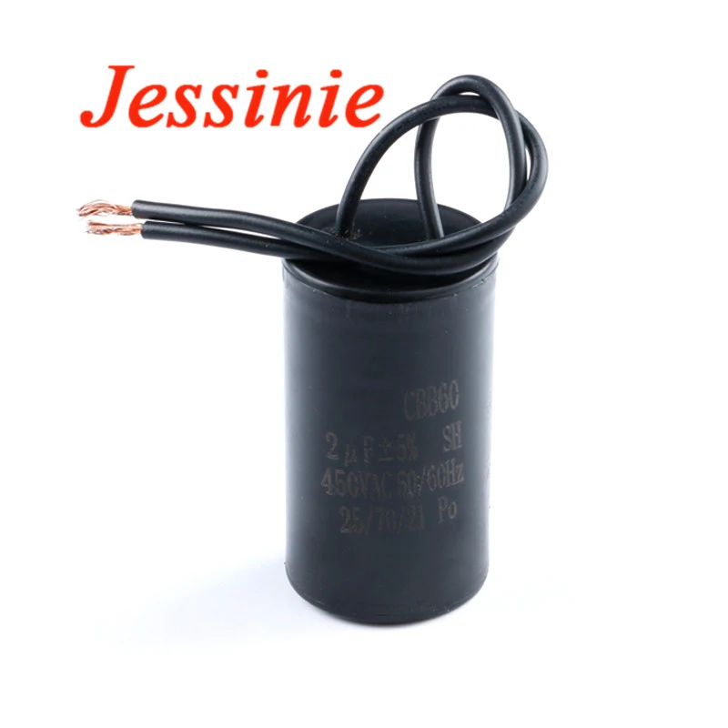 مكثفات تشغيل المحرك CBB60 450VAC مكثف البدء 5% 2/4/5/6/8/10/12/14/15/16/18/20/25/30/40/45/70/80 فائق التوهج للغسالة #6