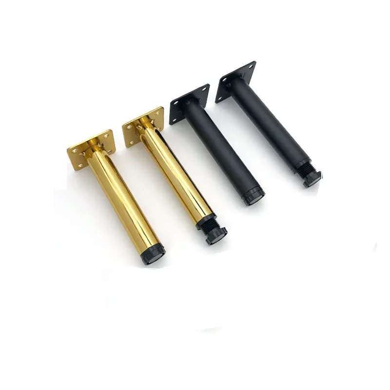 4PCS Metal Supports Adjustable Furniture Feet Anti-slip Anti-vibration Leg Height For Chest Of Drawers Bed Base TV Cabinet Dress