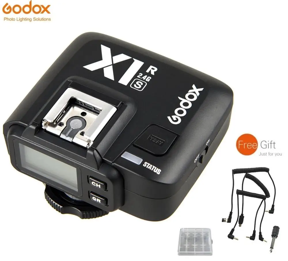 

GODOX X1R-S TTL 2.4G 1/8000s HSS Wireless Flash Receiver for Sony A58 A7RII A7II A99 A7R A6300 X1T-S Xpro-S Trigger Transmitter