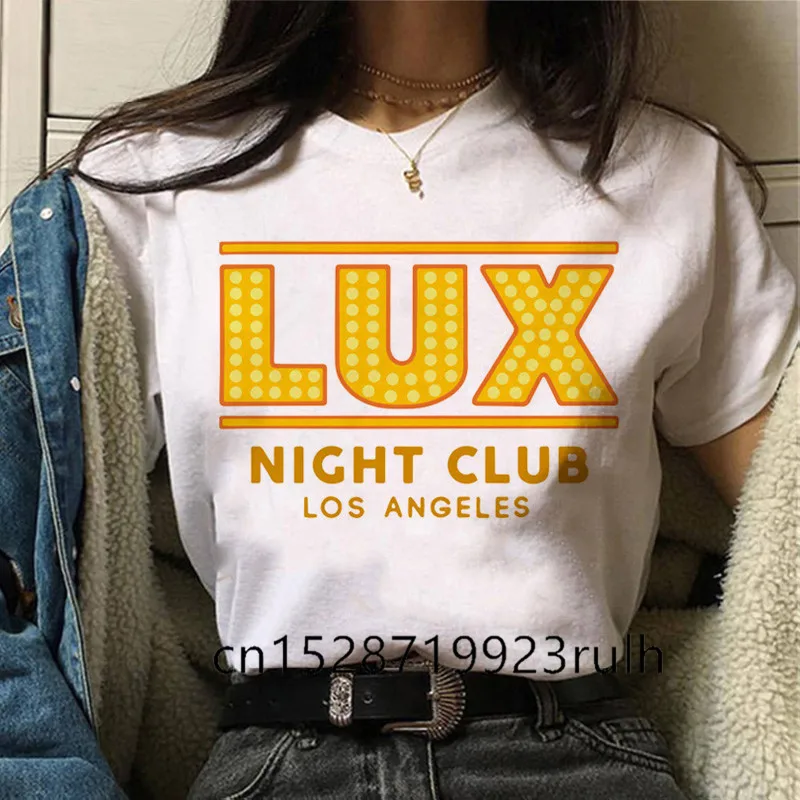 Devil Lucifer Printed Tshirt Female High Quality Modal Ladies Short Sleeve Loose Women T-shirt Harajuku 90S White Clothes Tops