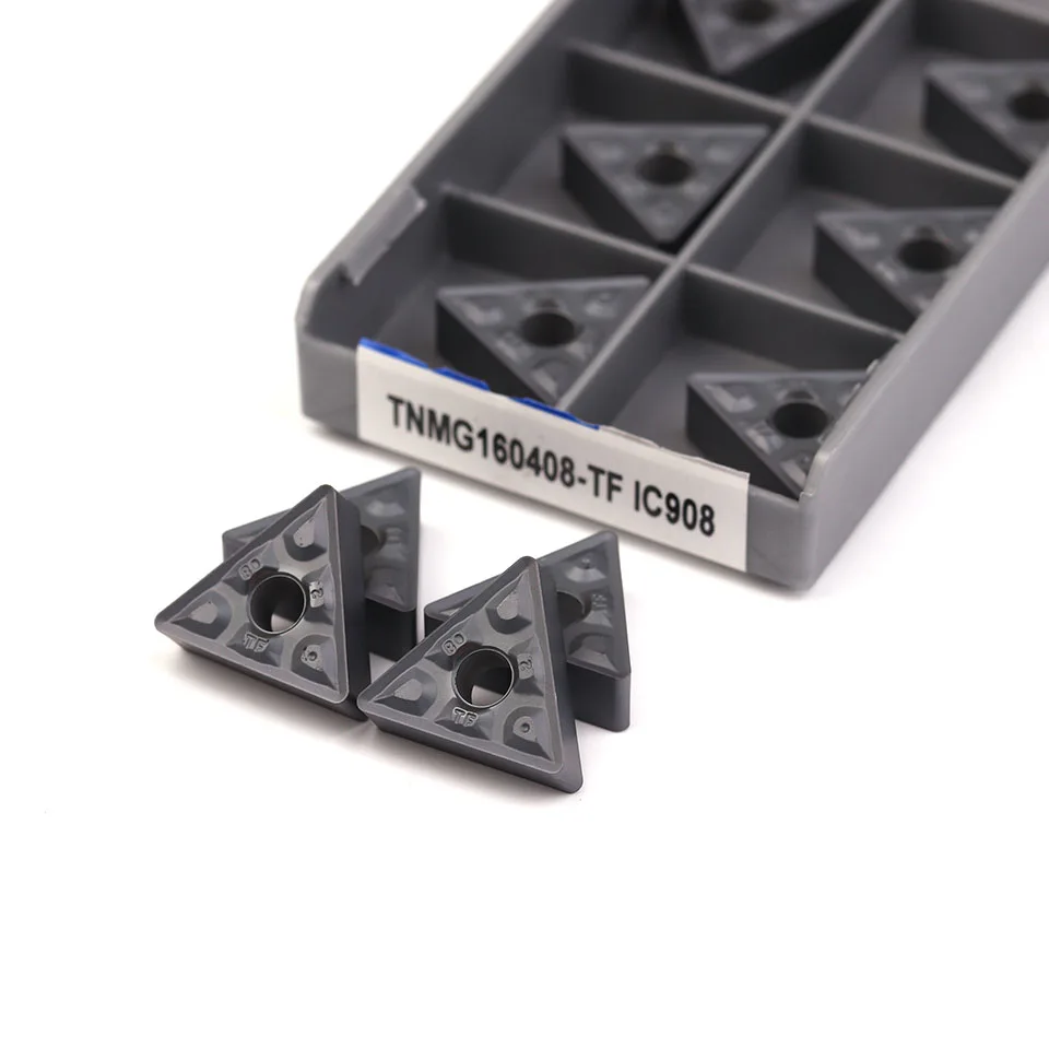 TNMG160404 TF IC907  IC908 External Turning Tools Carbide insert TNMG160408 TF IC907  IC908Lathe cutterTool turning insert
