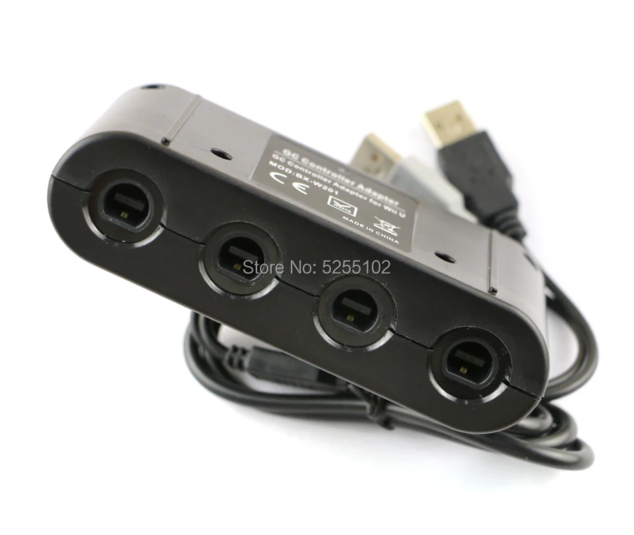 5 قطعة 2019 جديد ل Smash/Brothers/GameCube/PC/Switch/Wii U 3-in-1 4-Port USB لمحول وحدة تحكم مكعب الألعاب