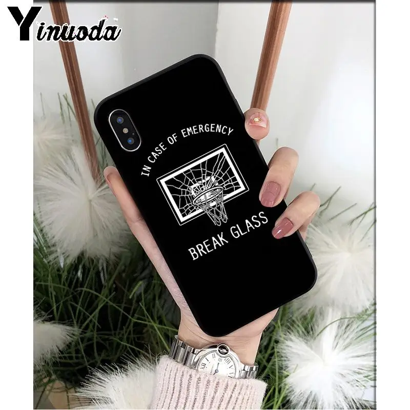 Yinuoda Basketball basket TPU Soft High Quality Phone Case for Apple iPhone 8 7 6 6S Plus X XS MAX 5 5S SE XR 11 11pro max Cover