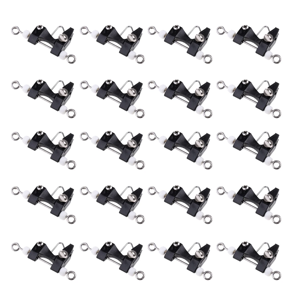 

Pack of 20 eavy Tension Downrigger Outrigger Release Clip for Kite Trolling Fishing Offshore Fishing Boat Fishing