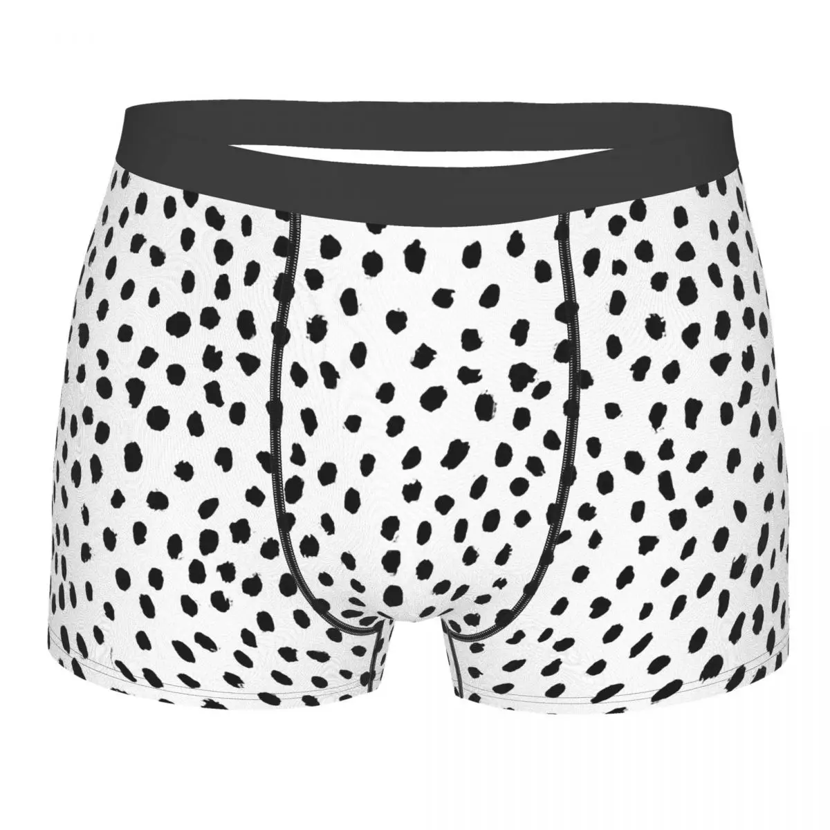 Dalmatian Print Bohemian Patterns Underpants Cotton Panties Male Underwear Ventilate Shorts Boxer Briefs