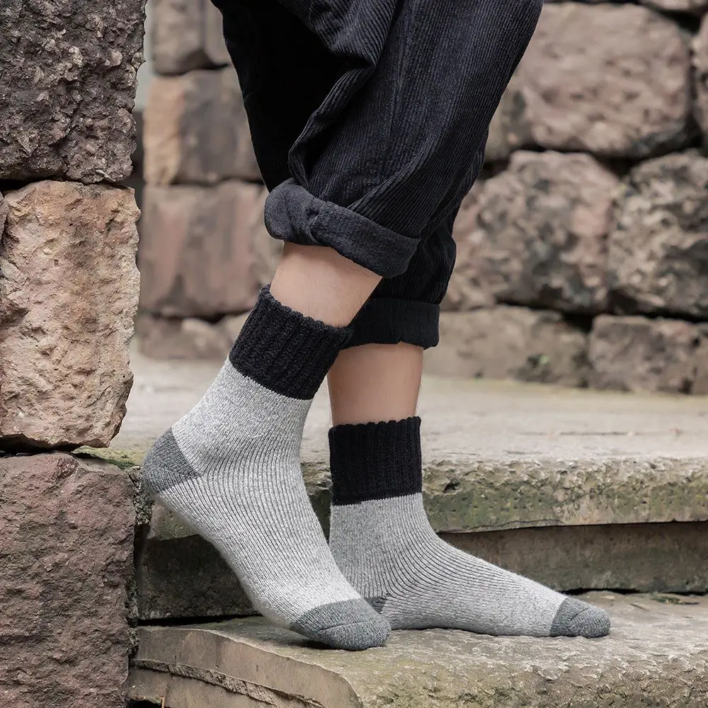 Accessoires voor herenkleding Houd warm met dikkere kasjmier All-match wollen winterkoude-bestendige sokken in tube herensokken