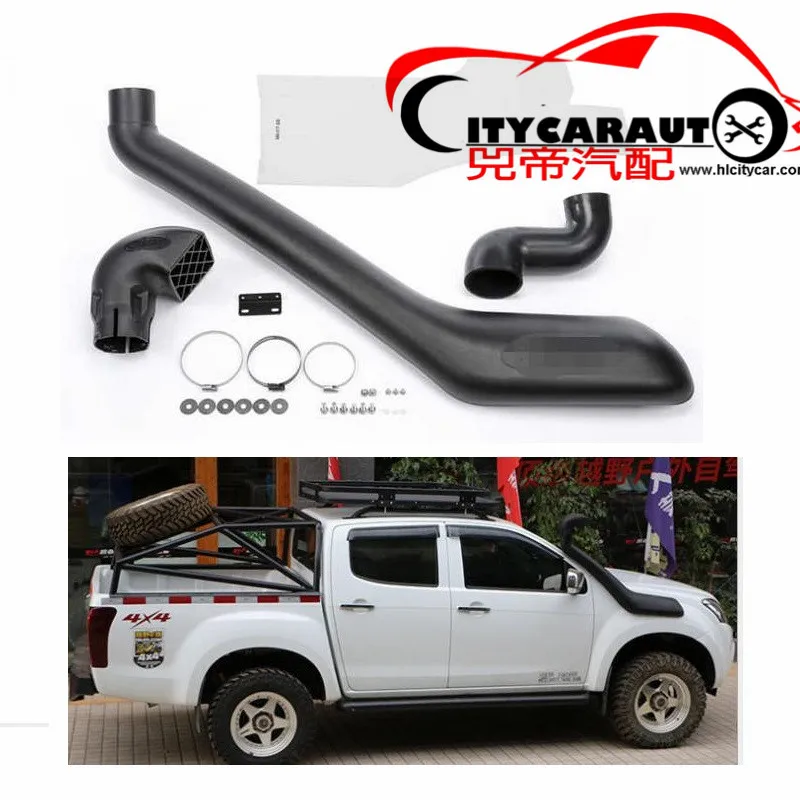 

Auto Snorkel Fit for Isuzu D-max Dmax 2012.6-2021 Air Intake LLDPE PIPE Kit Set 4X4 4WD DMAX accessories