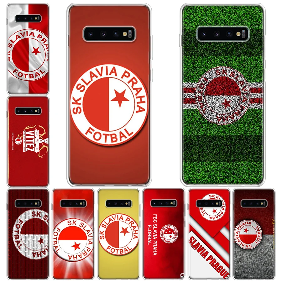 Sk Slavia Praha Czech Republic Phone Case For Galaxy Samsung A03 A03S A13 A23 A33 A53 A73 A54 A34 A24 A14 5G A04 A04S A9 A8 A7 A