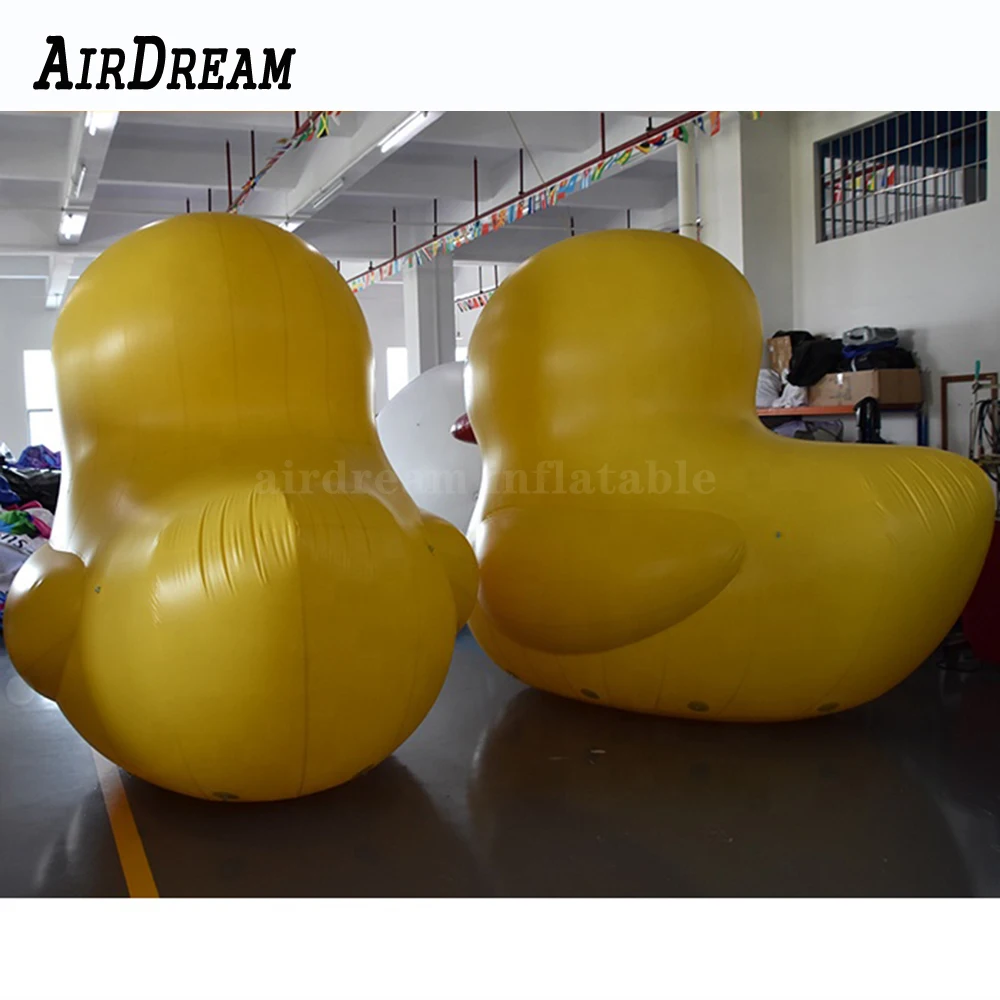 น่ารักน่ารัก Airtight สีเหลือง Inflatable Buoy เป็ด Giant Inflatable พีวีซีเป็ดยางสำหรับโฆษณาแสดง