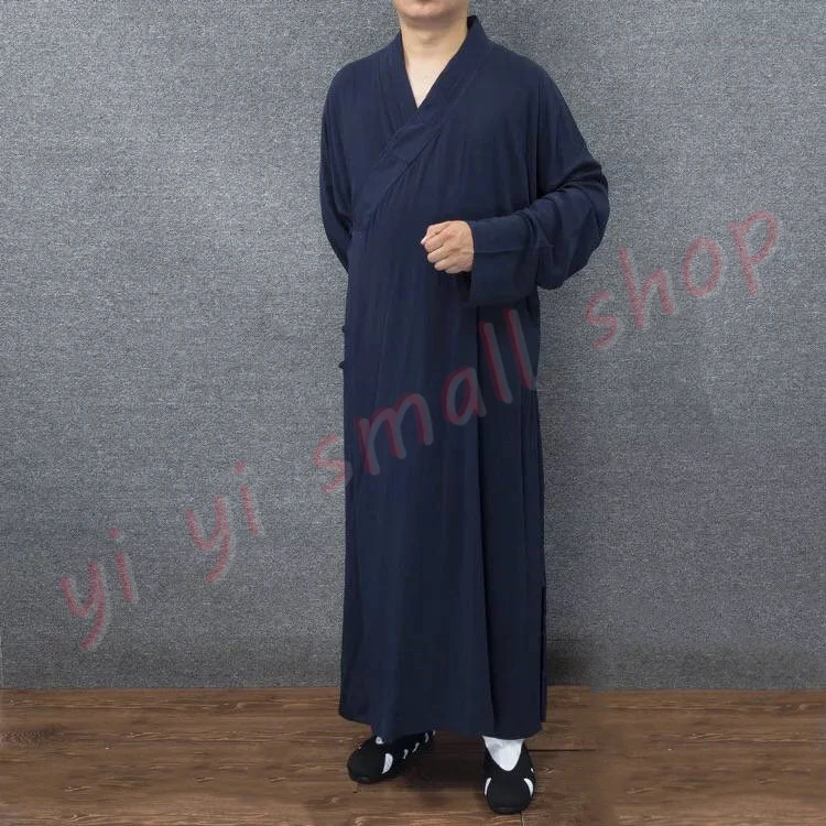 Taoist robes, long coats, Taoist clothes, slub cotton, Taoist clothes, Taoist supplies, Taoist  Long robe