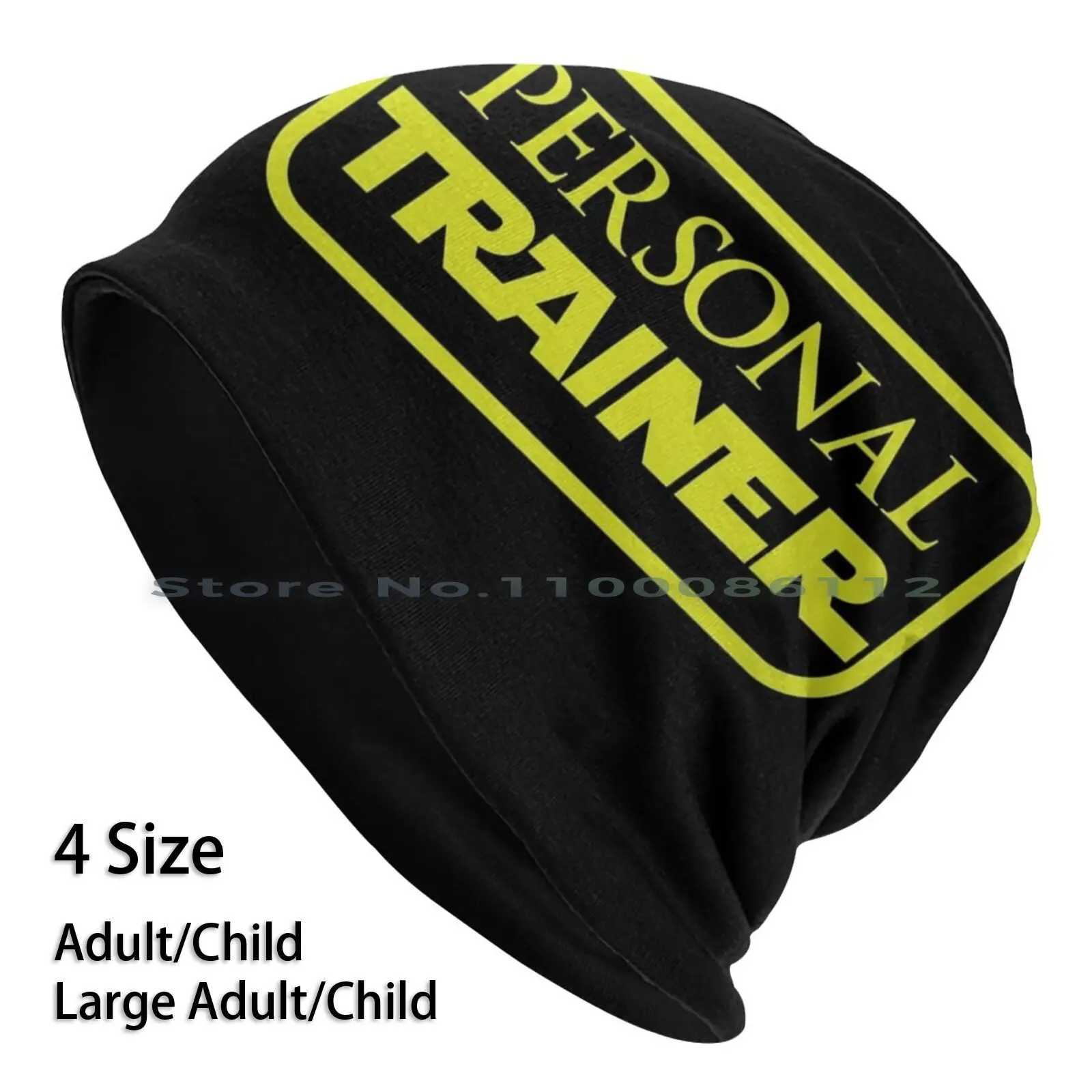 Personal Trainer Gym Funny Exercise Workout Protective Fabric Beanies Knit Hat Personal Trainer Fitness Gym Training Instructor