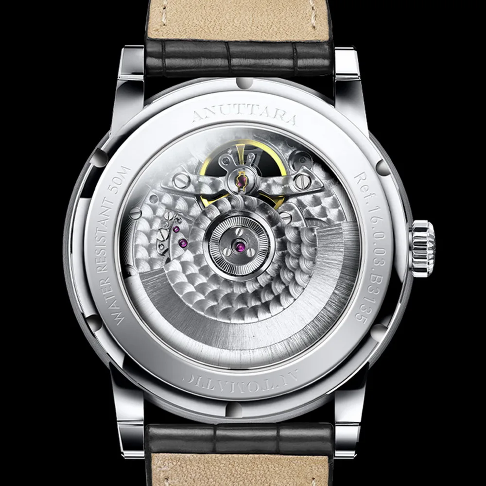 men wrist watch,mens automatic watches BORMAN luxury man mechanical wristwatch waterproof clock skeleton leather strap montre