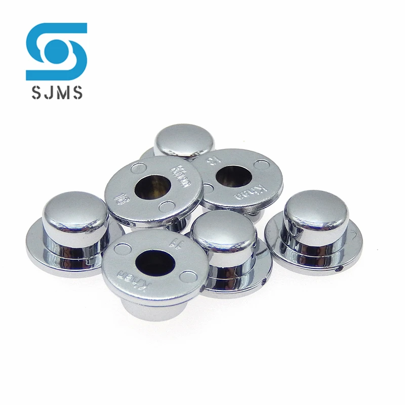 20Pcs Silver plating Tactile Push Button Cap GJW101 Switch Button Hat 9.1*4.6mm Inner Hole 3.4mm For 6 * 6 mm Tact Micro Switch