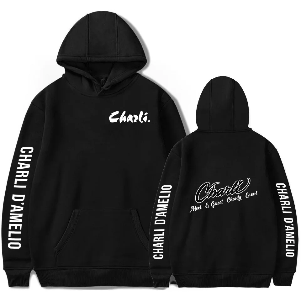 

The Hype House Hoodies Charli D'Amelio Sweatshirts Men/Womens Merch hoodie Unisex Harajuku ladies sudaderas Pullovers clothes