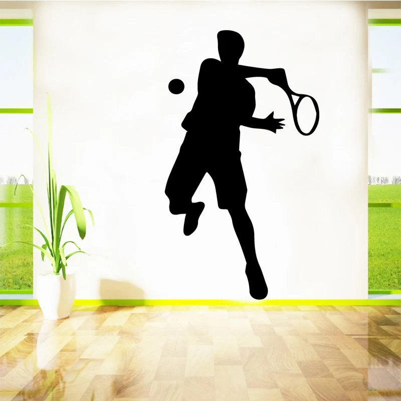 

Removable Tennis Wall Stickers Decorative Sticker Home Decor For Kids Room Decoration Sticker Mural 4078