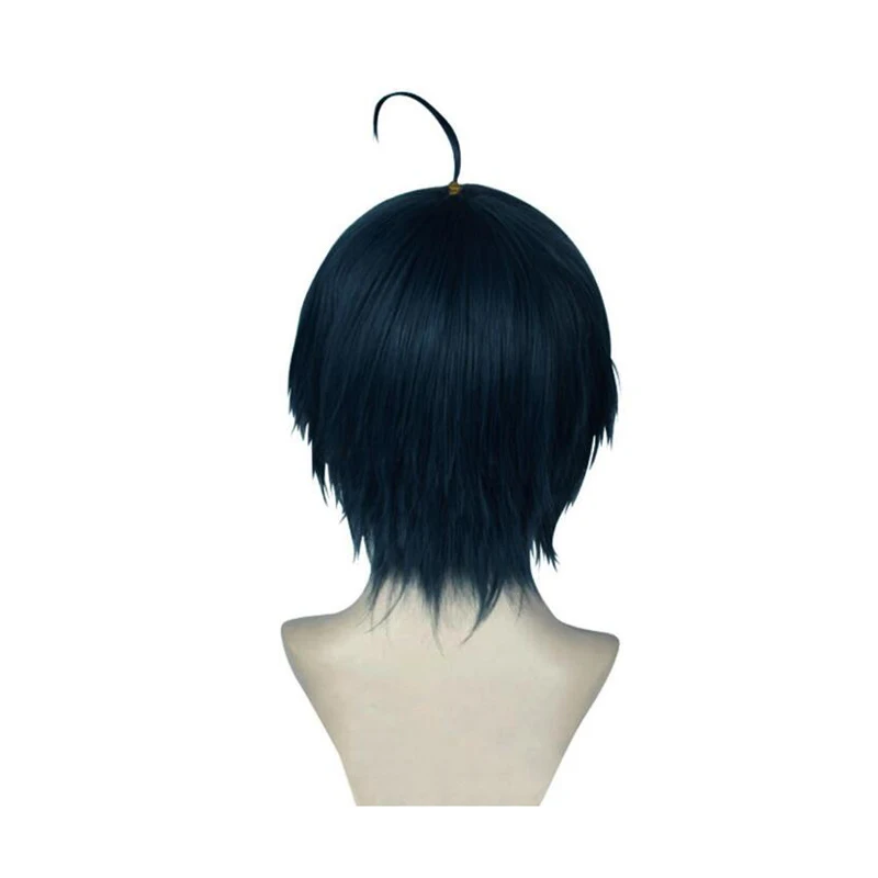 Anime Danganronpa V3: Killing Harmony Saihara Shuichi Cosplay Wig Dangan Ronpa Heat Resistant Hair Wigs + Wig Cap