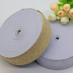 Elastic Bands Glitter Gold Silver 25mm 40mm Nylon Pants Lace Trim Waist Band for DIY Sewing Garment Trousers Accessories 1m