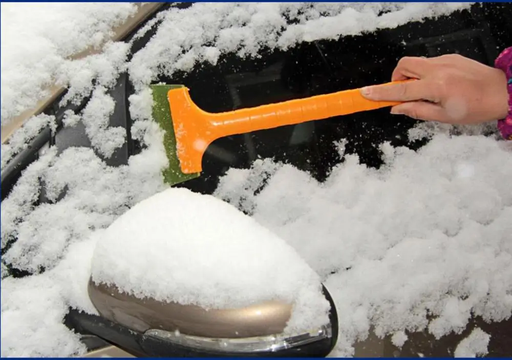 Car Ice Snow Scraper Car Window Windscreen Windshield Clear Snow Remover Shovel Deicer Spade Deicing Cleaning Scraping Tool