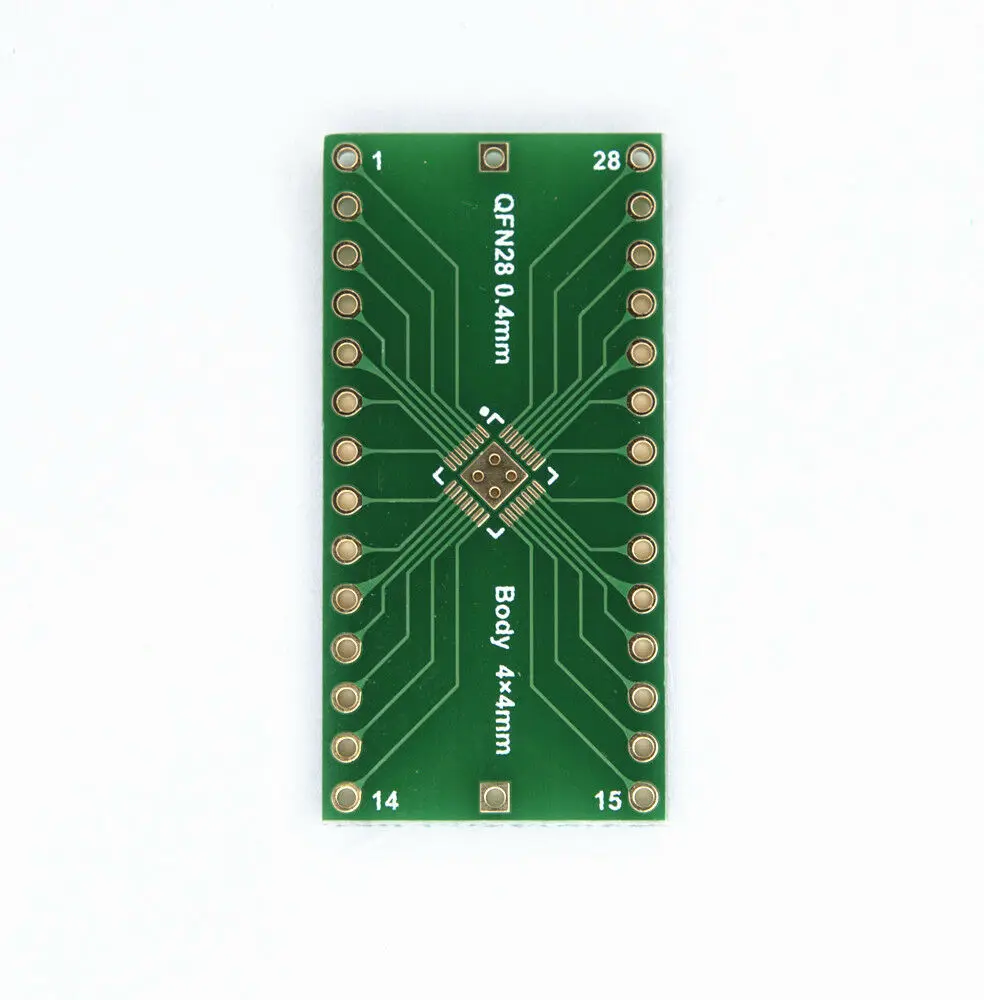 QFN28 to DIP28 pin Adapter IC socket test experiment board 5*5 4*4 PCB