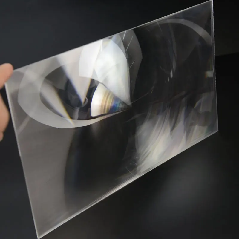 400x320mm Optischer Projektor Solar Fresnel-Linse PMMA Brennweite 500mm Projektor Flugzeuglupe Solarkonzentratorlinse