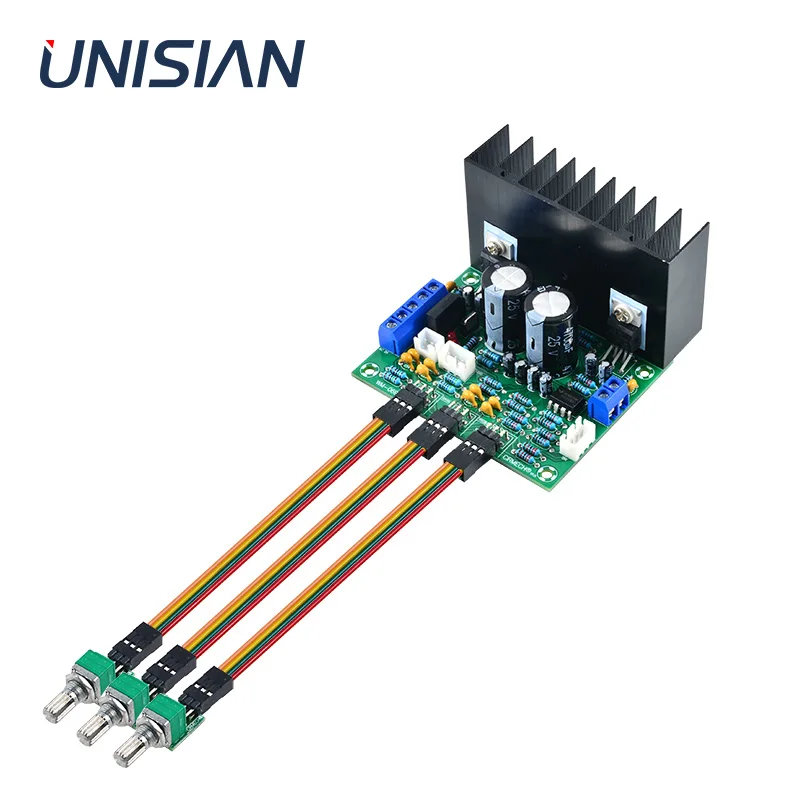 

UNISIAN TDA2030A Audio Amplifier Board 2.0 Channel with Tone Adjustable Power Amplifiers Suitable for Desktop Audio System