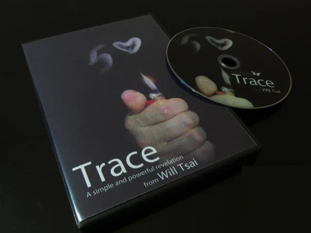 Trace (Gimmick and DVD) Magic Tricks Close Up Props Mentalism Creat Up to Two Different Card Impressions On ANYTHING Magia