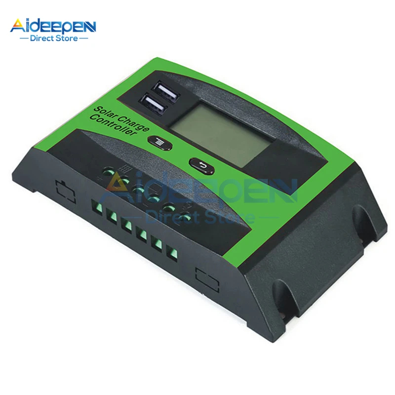 LD2024 LD3024 30A 20A LCD Solar Charge Controller 12V 24V Auto Switch LCD Display Solar Charge Controller Charger Controller