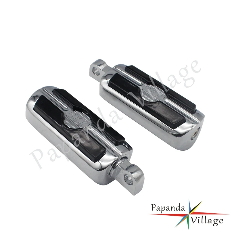 2pcs Motorcycle Footrests Foot Peg Pedals Male Footpegs Mount For Harley Dyna Softail Sportster Iron 883 1200 Custom 1984-2018