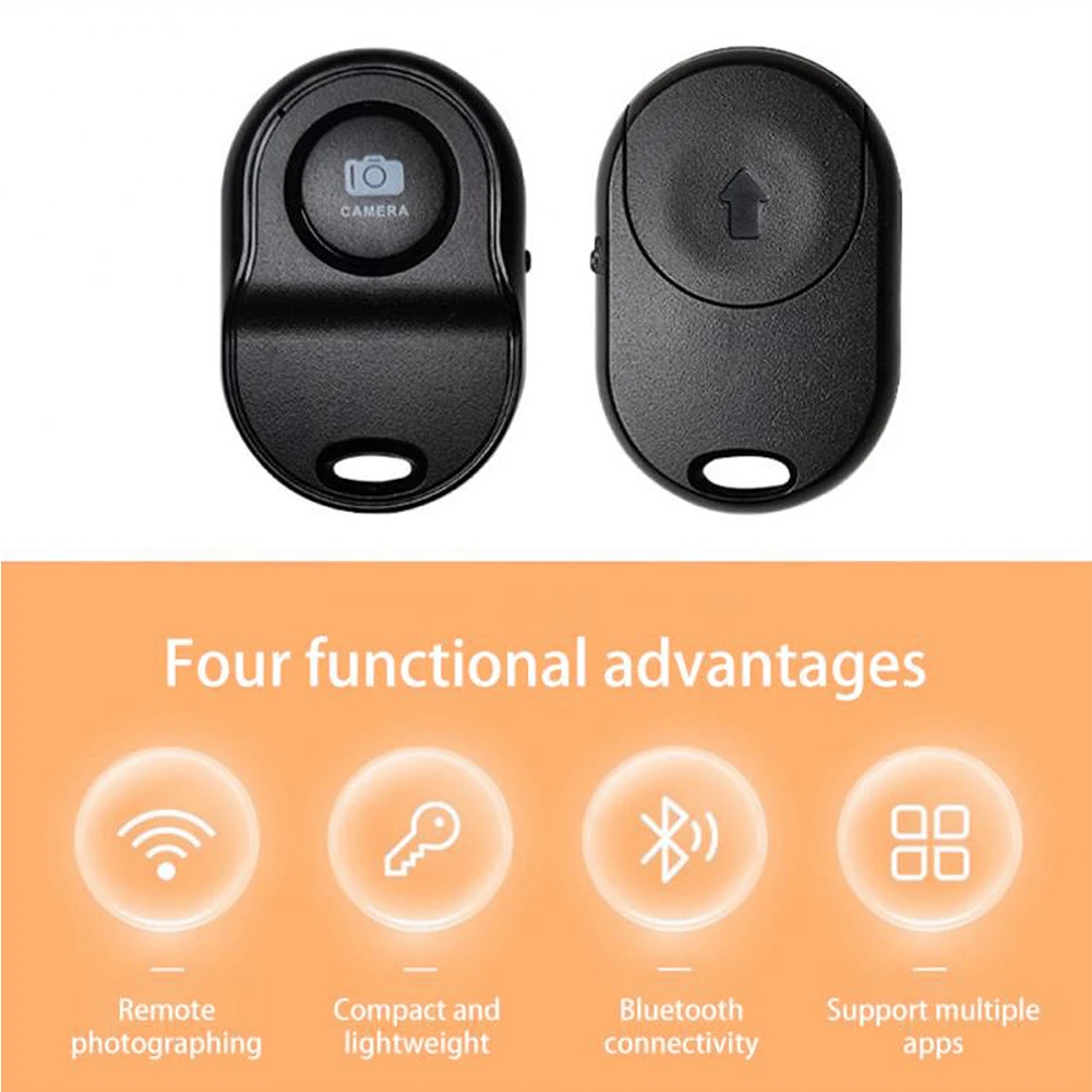 Mini Bluetooth-kompatibel Fernbedienung Taste Wireless Controller Selbstauslöser Kamera Stick Auslöser Telefon Foto Selfie – Detail 6