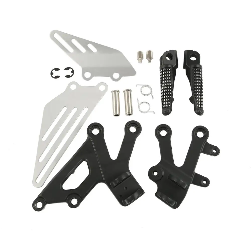 Motorcycle Front Foot Pegs Footrests Bracket For Kawasaki Ninja ZX12R 2002-2005 2003 04